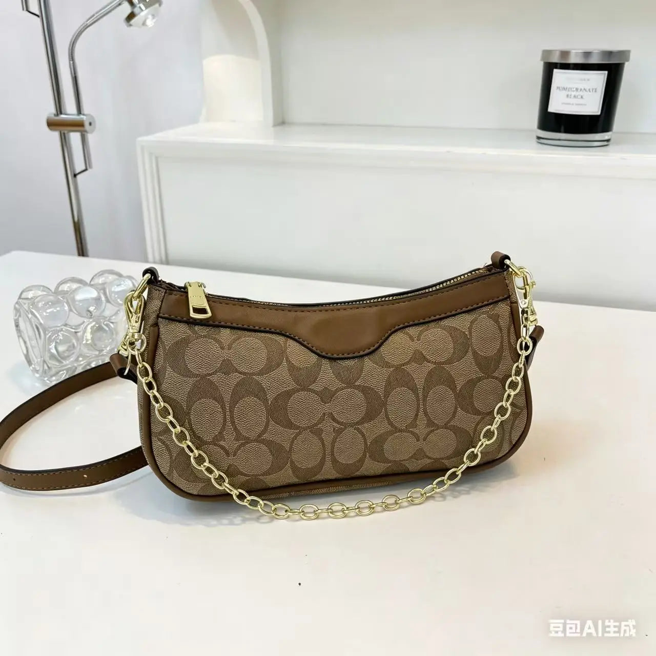 High Quality Women's Shoulder Bags Single Strap With Zippers PU Lining Fashionable Handbags in Wholesale