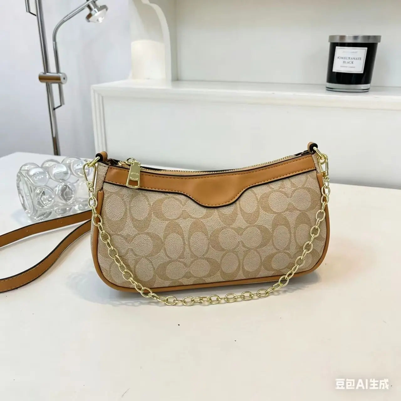 High Quality Women's Shoulder Bags Single Strap With Zippers PU Lining Fashionable Handbags in Wholesale