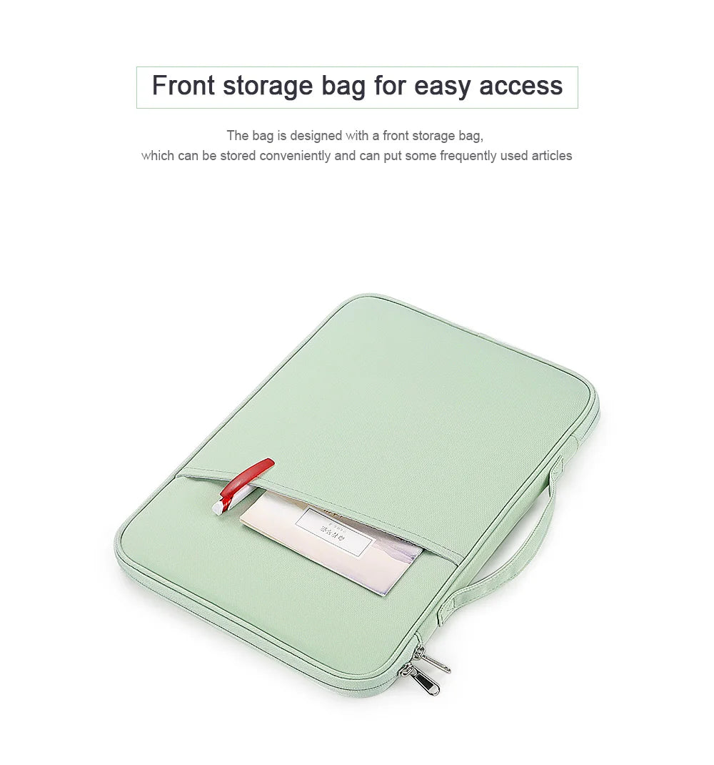 Sleeve Tablet Bag For iPad Air 2 1 2019 Pro 11 12.9 XiaoMi Pad 5 10 Cover 2017 Tablet Case 13 Inch Macbook Shockproof Pouch