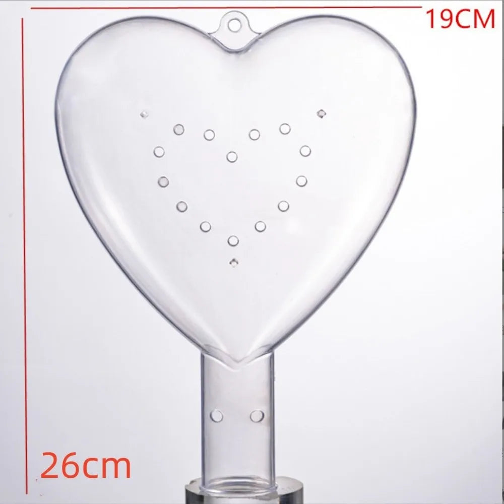 New Transparent Flower Packing Box DIY Acrylic Flower Bouquet Ball Round Bouquet Holder Wedding Birthday Party Decorations