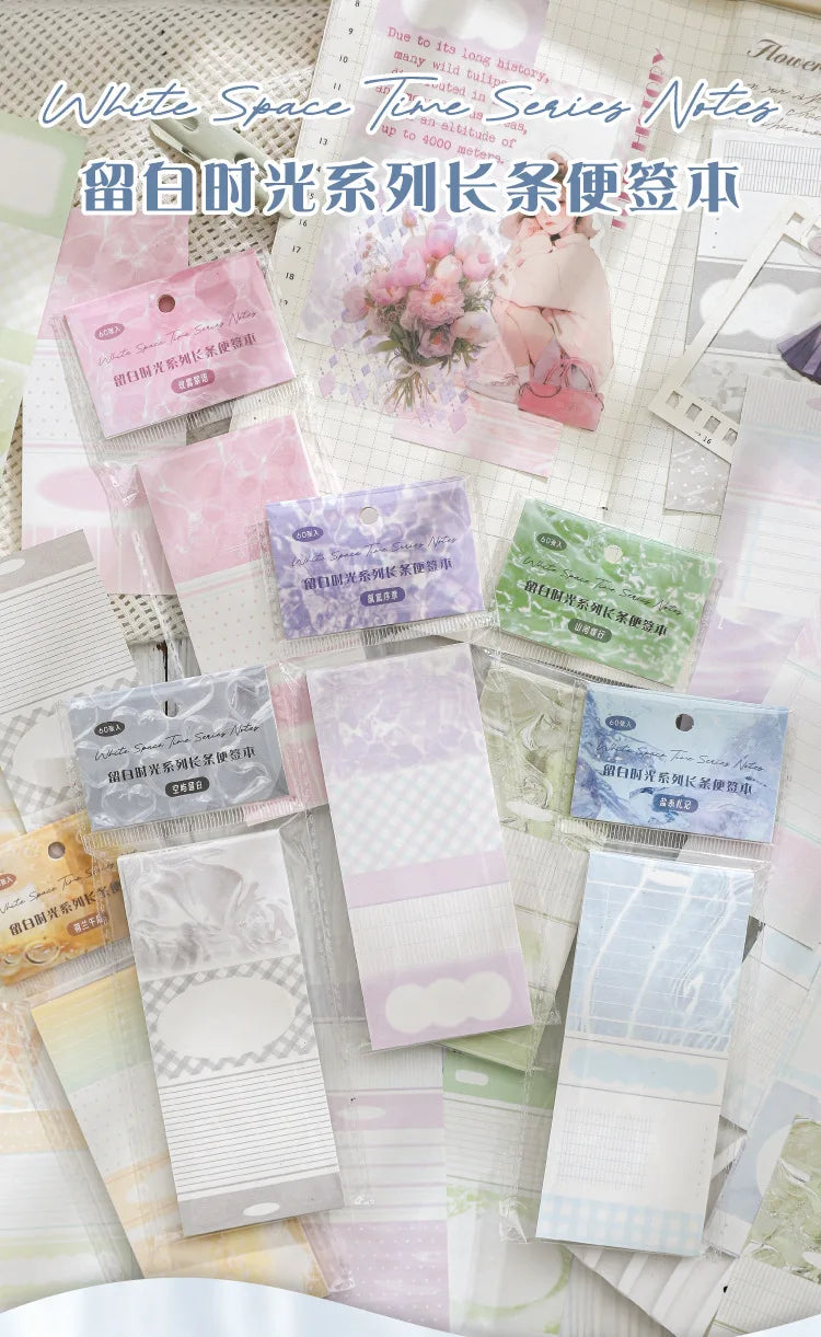 6packs/lot Memo Pads Material Paper Leisure Time Junk Journal Scrapbooking Retro Background Decoration