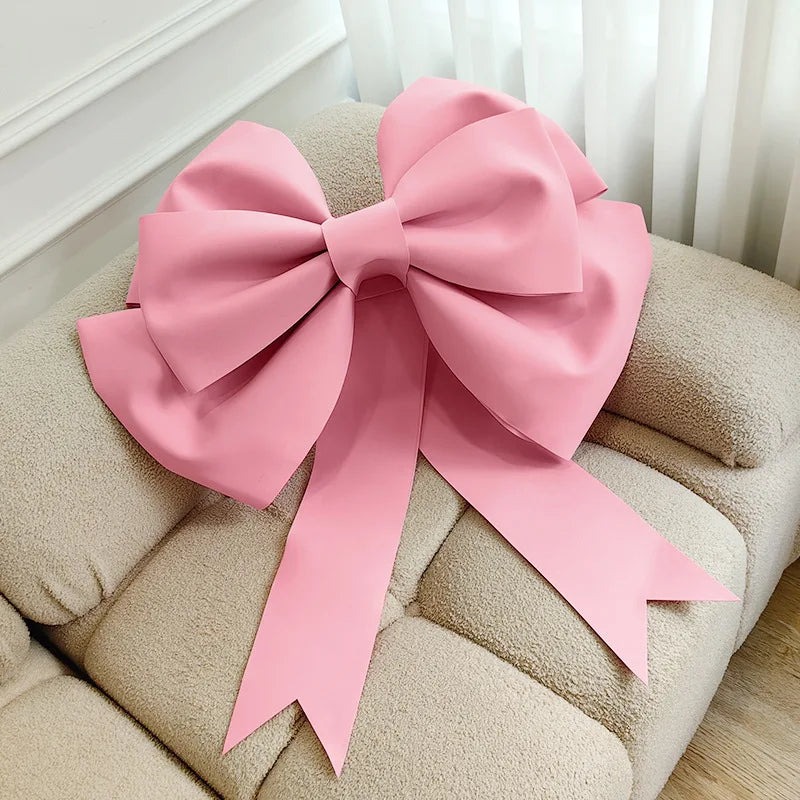 100cm Big Bow Pink Red Giant Large Foam Bowknot Decor for Wedding Party Arch Bridal Birthday Backdrop Decora Home Door Bow Knot