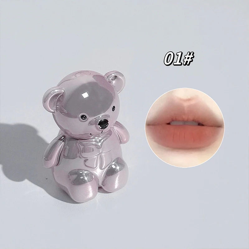 Bear Family Makeup Gift Box Lip Color powder blusher eye shadow powder Holiday Gift Makeup Set