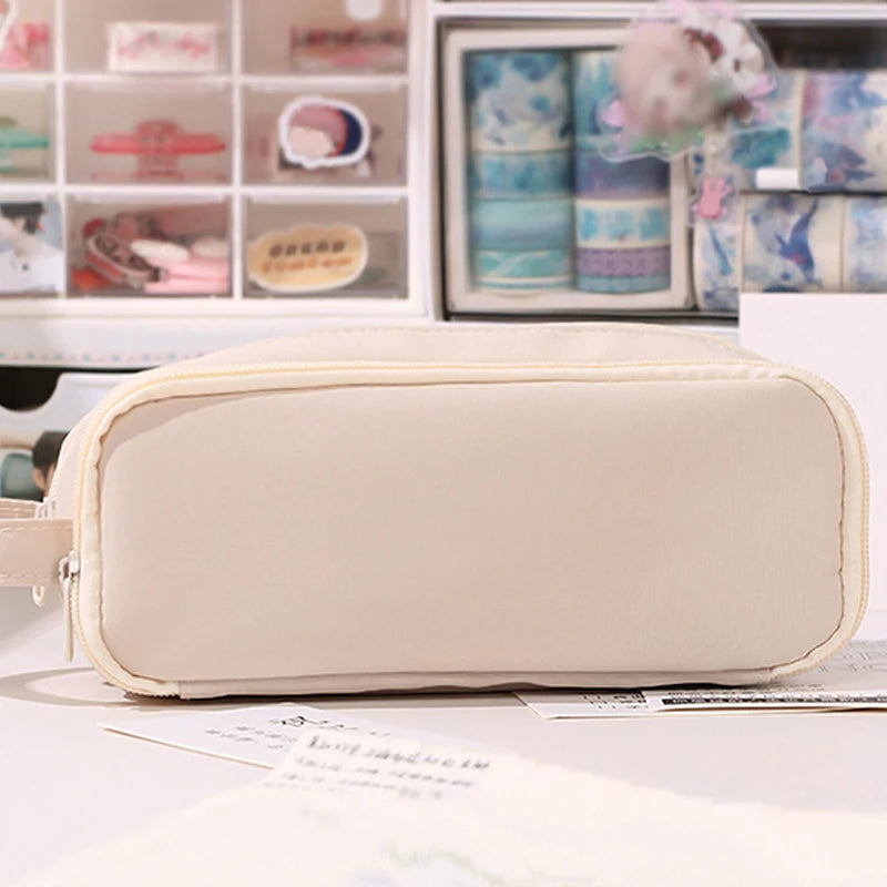 1Pc Creative Pencil Case for Girls Cute Kawaii Pencil Cases Storage Kids Pen Bag Stationery Box School Students Supplies