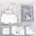 MINKYS M5 Pocket Binder Notebook Planner Yearly Daily Weekly Agenda Book Photo Book Kawaii School Stationery
