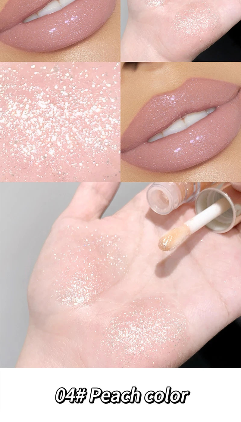 Sakinuo Hydra Bright Flash Lip Gloss Love Fine Flash Cross Border Pearl Water Beep Lip Mirror Lip Gloss