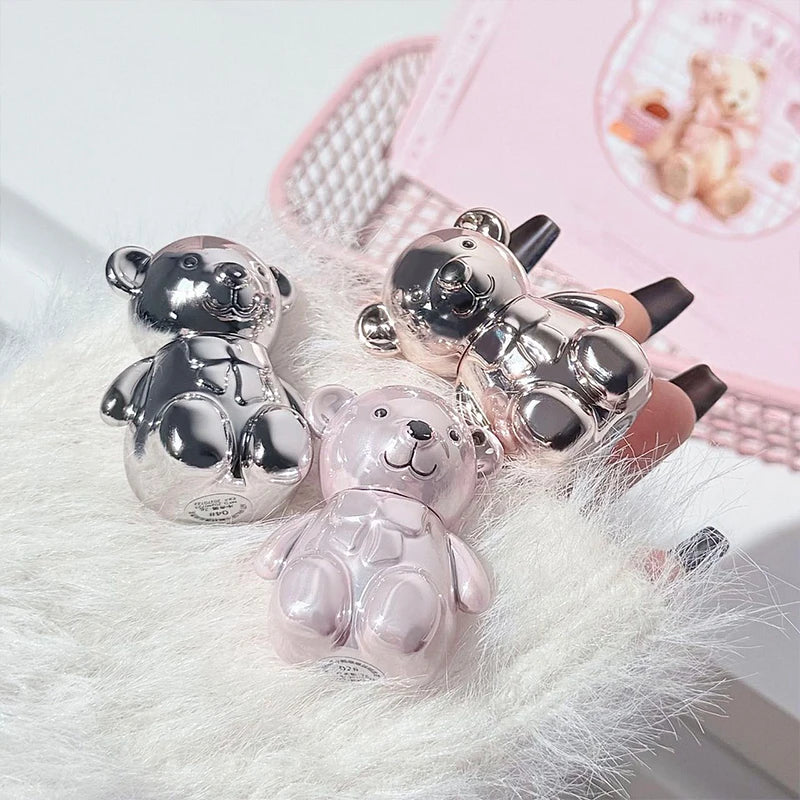 Bear Family Makeup Gift Box Lip Color powder blusher eye shadow powder Holiday Gift Makeup Set