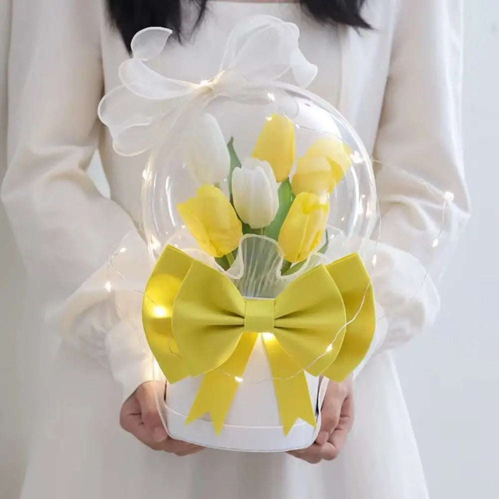 Gift Basket Decor Big Bow Knot Holding Bucket Fashion Flower Art Foam Bow EVA Presents Packaing Baby Shower Decor