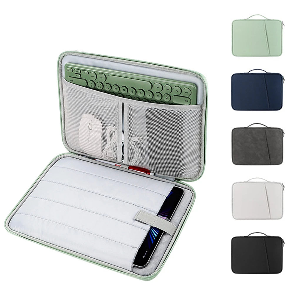 Sleeve Tablet Bag For iPad Air 2 1 2019 Pro 11 12.9 XiaoMi Pad 5 10 Cover 2017 Tablet Case 13 Inch Macbook Shockproof Pouch