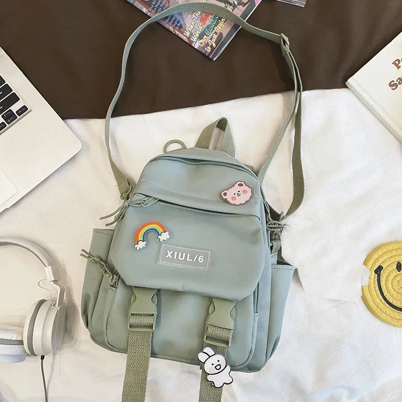 Women Cute Small Backpack Kawaii Mini Rucksack Multifunctional School Bag Fashion Hot Seller МиниРюкзак حقيبة_مدرسة كيوت 백팩