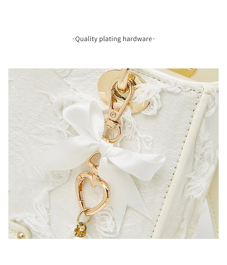 FOXER Lady's Handbag High Quality Fabric Elegant Shoulder Bag Special Design Fashion Crossbody Bag Gift for Lover