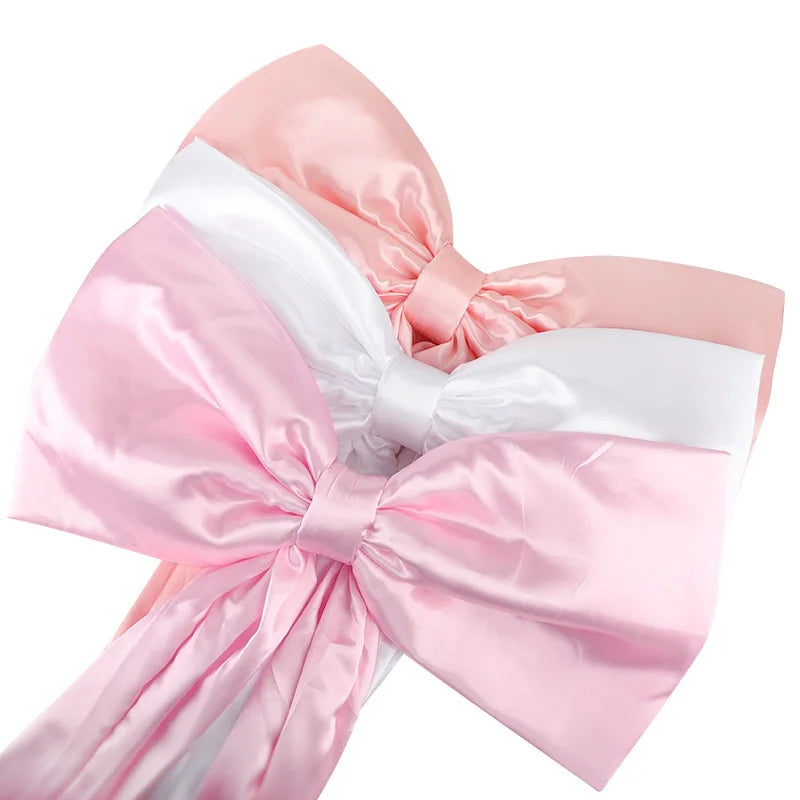 Elegant Satin Wedding Bow Decoration For Wedding Party Bedroom Living Room DIY Large Bow Ornament