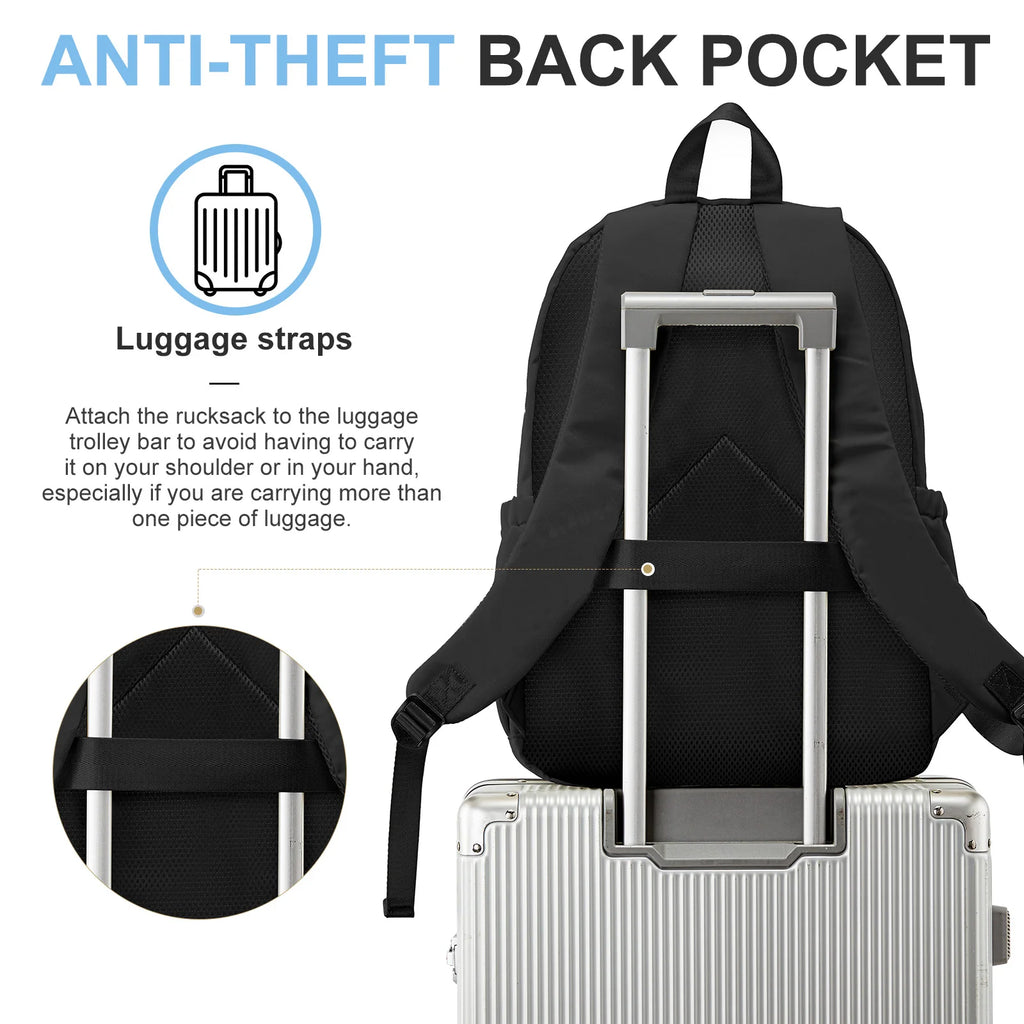 Large Capacity Multi-Layer Pocket Backpack Commuter Bag Middle High School Teens Students - Casual Daypack, Backpack for School