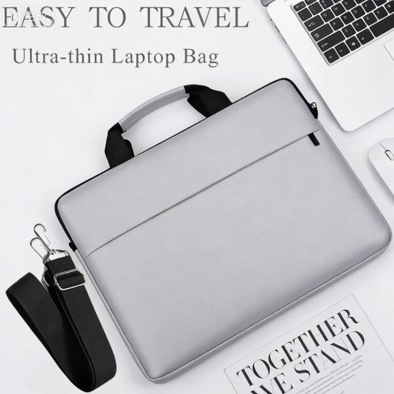 New Protective Pouch Large Capacity Ultra Thin Notebook Cover Laptop Sleeve Case Laptop Handbag Shoulder Bag for HP Dell Lenovo
