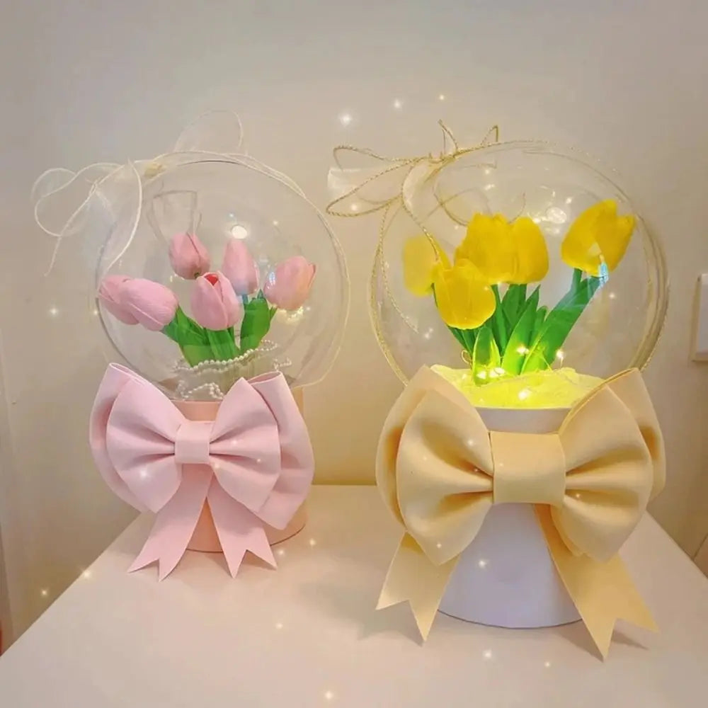 New Transparent Flower Packing Box DIY Acrylic Flower Bouquet Ball Round Bouquet Holder Wedding Birthday Party Decorations