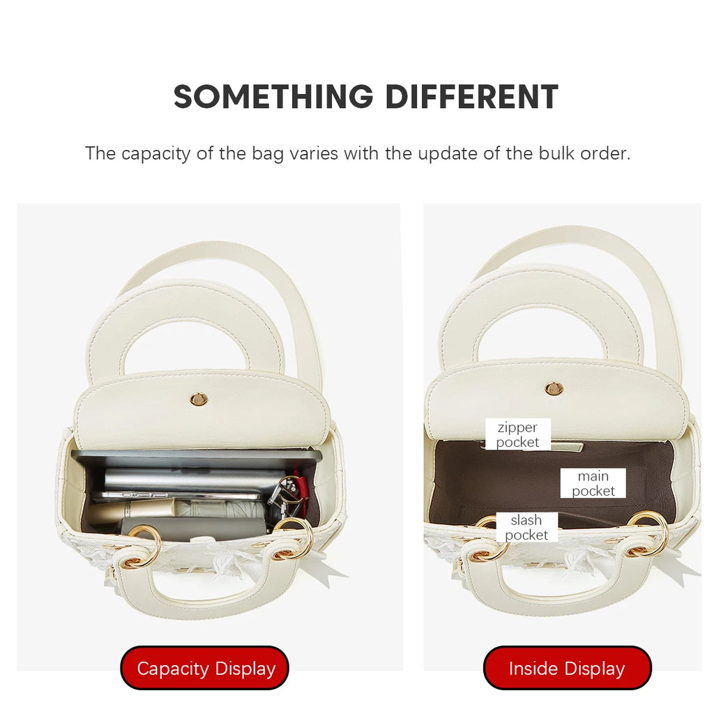 FOXER Lady's Handbag High Quality Fabric Elegant Shoulder Bag Special Design Fashion Crossbody Bag Gift for Lover