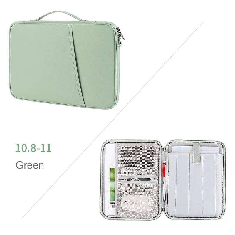 Sleeve Tablet Bag For iPad Air 2 1 2019 Pro 11 12.9 XiaoMi Pad 5 10 Cover 2017 Tablet Case 13 Inch Macbook Shockproof Pouch