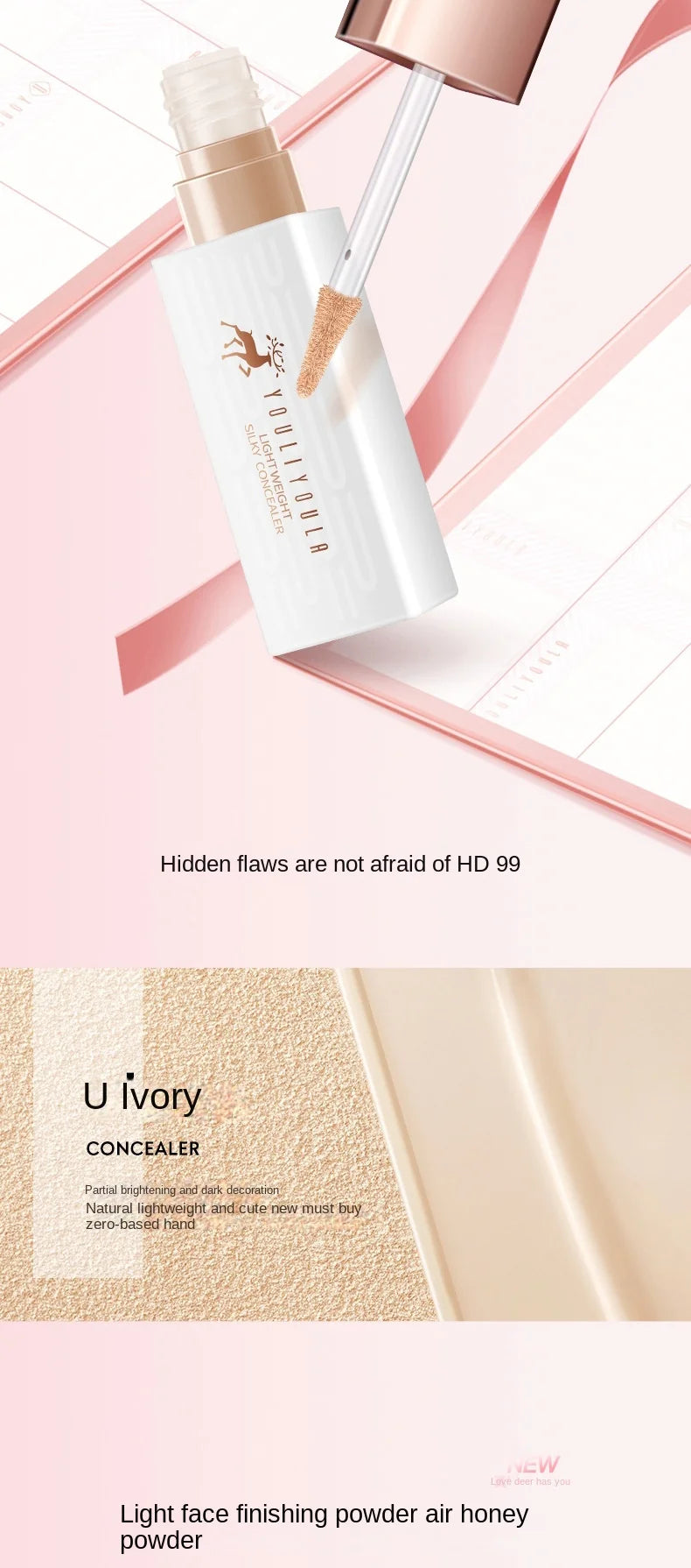 2022 Makeup Cosmetic Set Oriental Beauty Lotus Pond Moonlight Gift Box Velvet Lipstick Ivory Concealer Eye Shadow Setting Powder