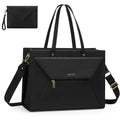 PU Leather Laptop Bag 15.6 inch Women's Tote Bag for MacBook Air Pro Dell Asus Notebook Shoulder Briefcase Casual Travel Handbag