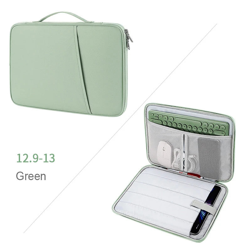 Sleeve Tablet Bag For iPad Air 2 1 2019 Pro 11 12.9 XiaoMi Pad 5 10 Cover 2017 Tablet Case 13 Inch Macbook Shockproof Pouch