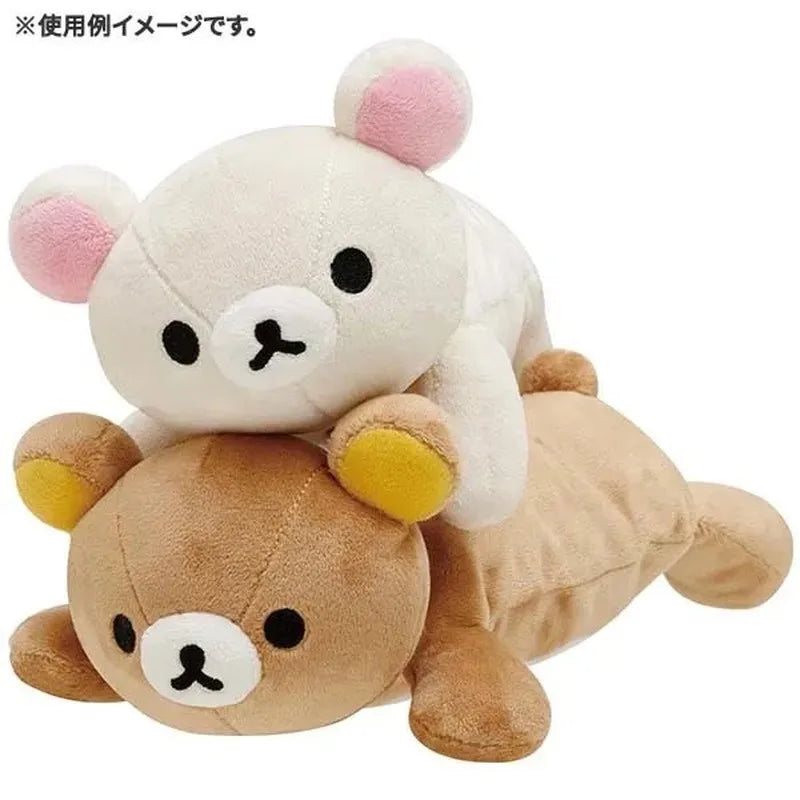 2025 Rilakkuma Bear Sister Cat Dress Up Kawaii Cartoon Plush Pencil Case Cute Pencil Pouch Pen Bag For Girls School Gifts