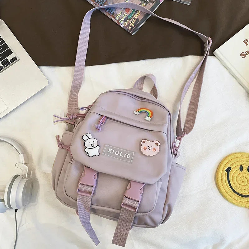 Women Cute Small Backpack Kawaii Mini Rucksack Multifunctional School Bag Fashion Hot Seller МиниРюкзак حقيبة_مدرسة كيوت 백팩