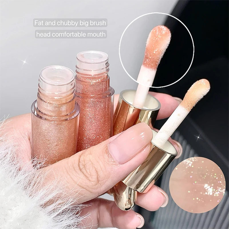 Sakinuo Hydra Bright Flash Lip Gloss Love Fine Flash Cross Border Pearl Water Beep Lip Mirror Lip Gloss