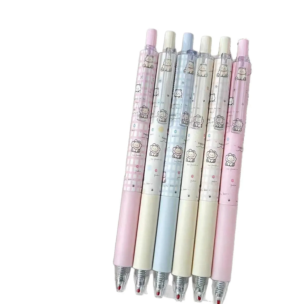 Press Neutral Pen, Simple Quick Drying, High Beauty, Cute Girl Heart, 0.5mm Pen Tip, Student Stationery Brush, Question Pen
