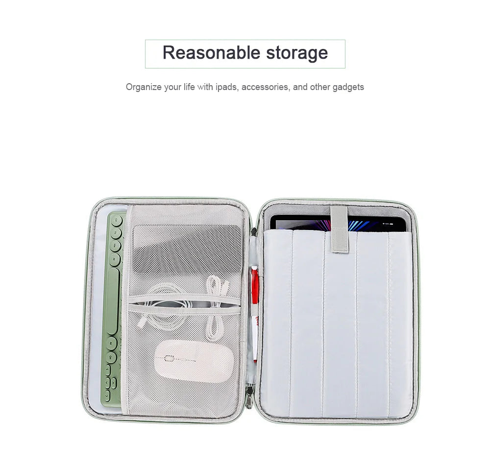 Sleeve Tablet Bag For iPad Air 2 1 2019 Pro 11 12.9 XiaoMi Pad 5 10 Cover 2017 Tablet Case 13 Inch Macbook Shockproof Pouch