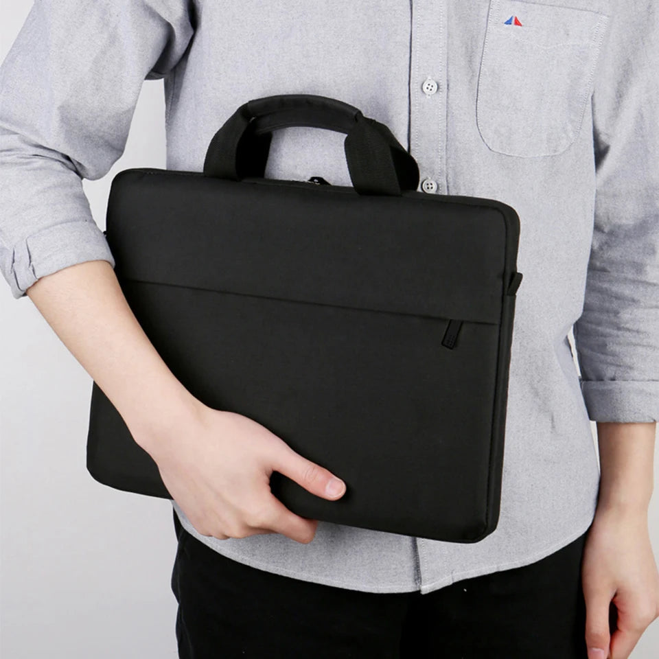New Protective Pouch Large Capacity Ultra Thin Notebook Cover Laptop Sleeve Case Laptop Handbag Shoulder Bag for HP Dell Lenovo