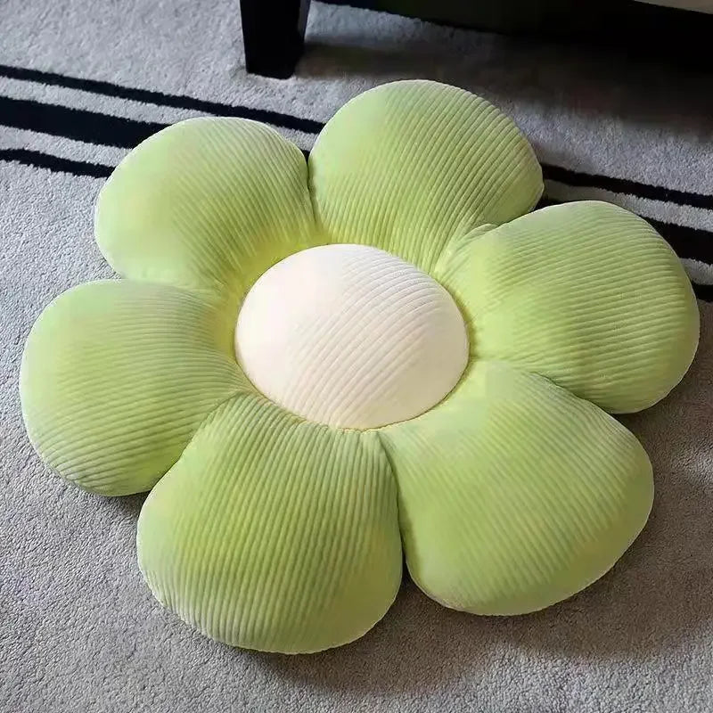 Stuffed Six Petal Flower Cushion Girly Room Decor SunflowerSetting for Kids Bedroom Seat Pillow Pillow Bay Window Pink Flower