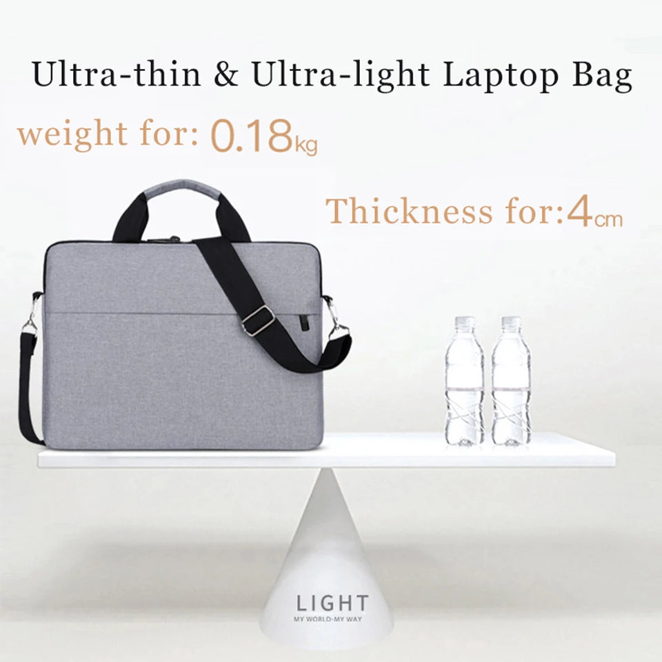 New Protective Pouch Large Capacity Ultra Thin Notebook Cover Laptop Sleeve Case Laptop Handbag Shoulder Bag for HP Dell Lenovo