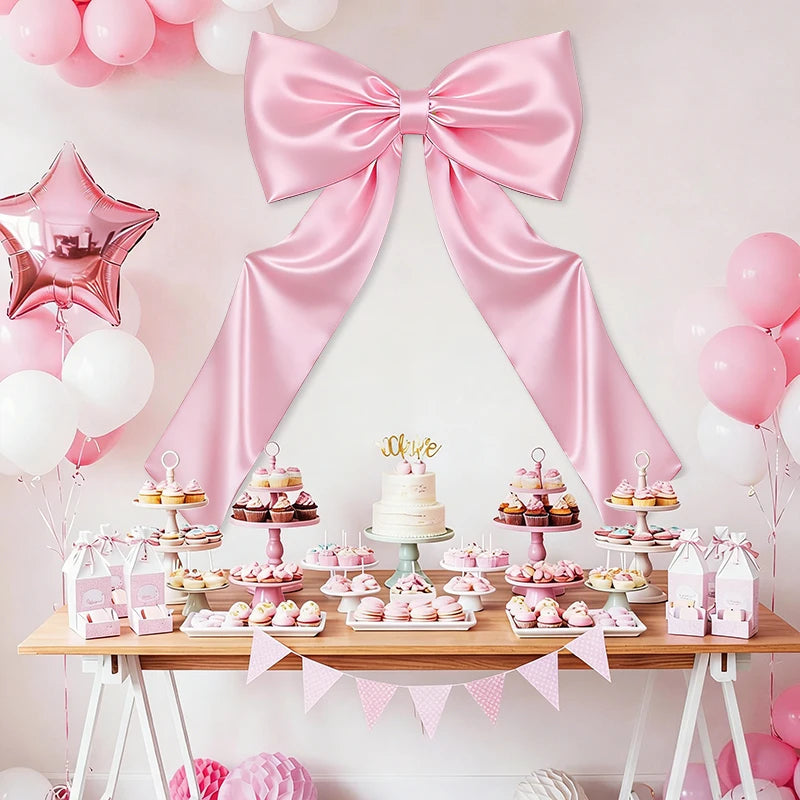 Elegant Satin Wedding Bow Decoration For Wedding Party Bedroom Living Room DIY Large Bow Ornament