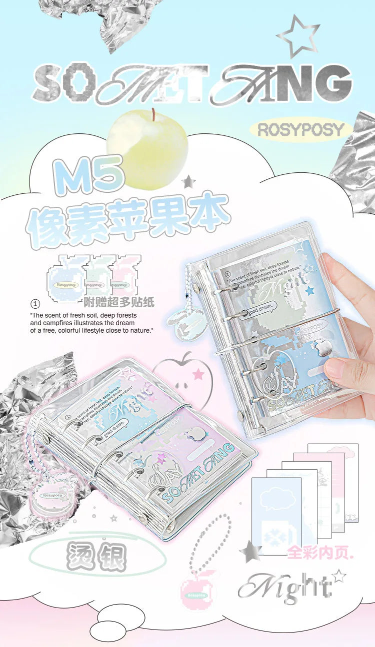 MINKYS M5 Pocket Binder Notebook Planner Yearly Daily Weekly Agenda Book Photo Book Kawaii School Stationery