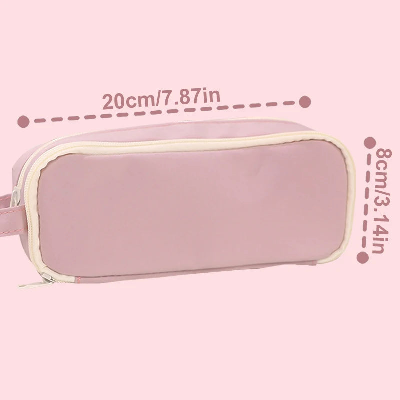 1Pc Creative Pencil Case for Girls Cute Kawaii Pencil Cases Storage Kids Pen Bag Stationery Box School Students Supplies