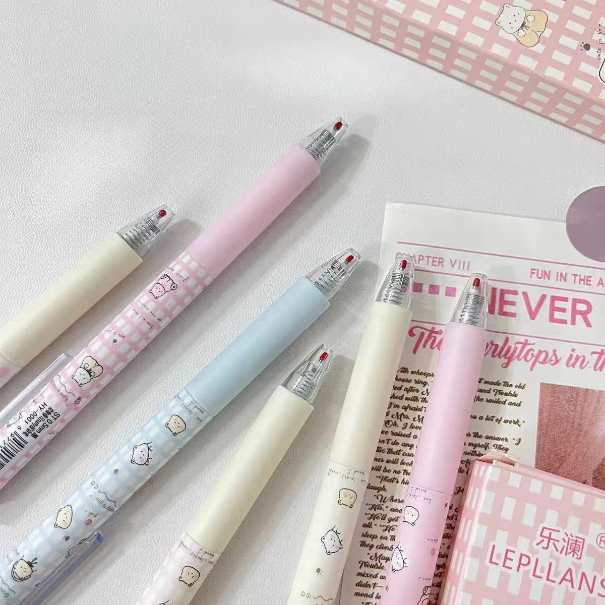 Press Neutral Pen, Simple Quick Drying, High Beauty, Cute Girl Heart, 0.5mm Pen Tip, Student Stationery Brush, Question Pen