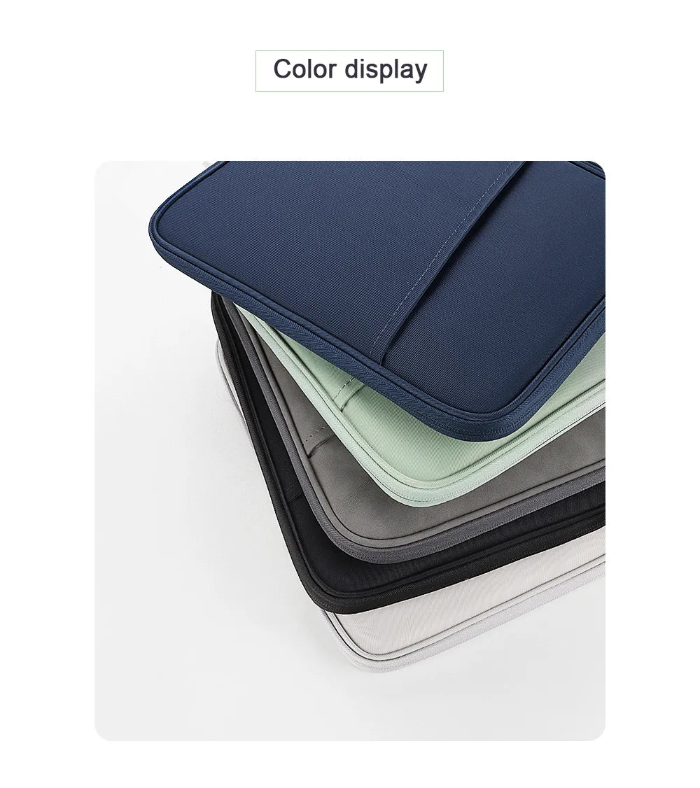 Sleeve Tablet Bag For iPad Air 2 1 2019 Pro 11 12.9 XiaoMi Pad 5 10 Cover 2017 Tablet Case 13 Inch Macbook Shockproof Pouch