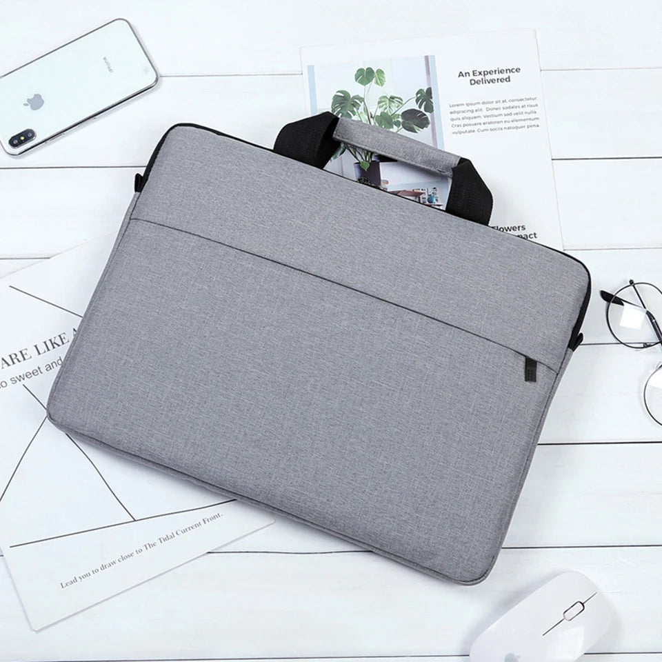 New Protective Pouch Large Capacity Ultra Thin Notebook Cover Laptop Sleeve Case Laptop Handbag Shoulder Bag for HP Dell Lenovo