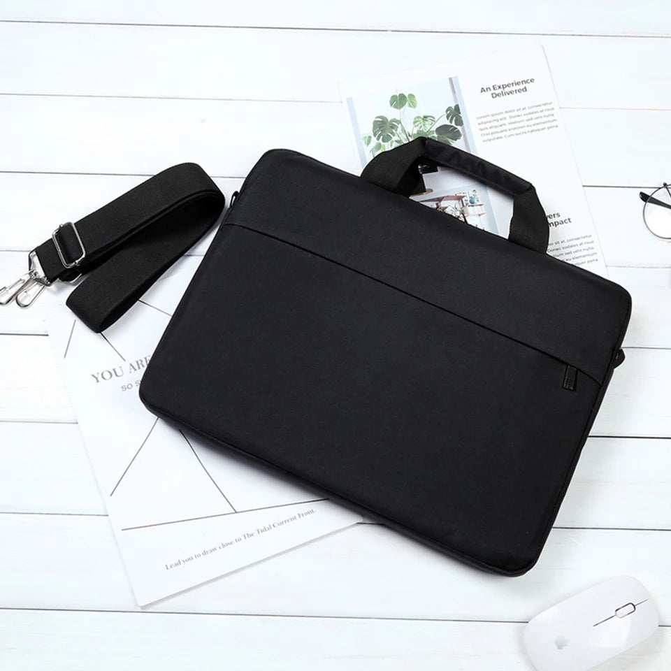 New Protective Pouch Large Capacity Ultra Thin Notebook Cover Laptop Sleeve Case Laptop Handbag Shoulder Bag for HP Dell Lenovo