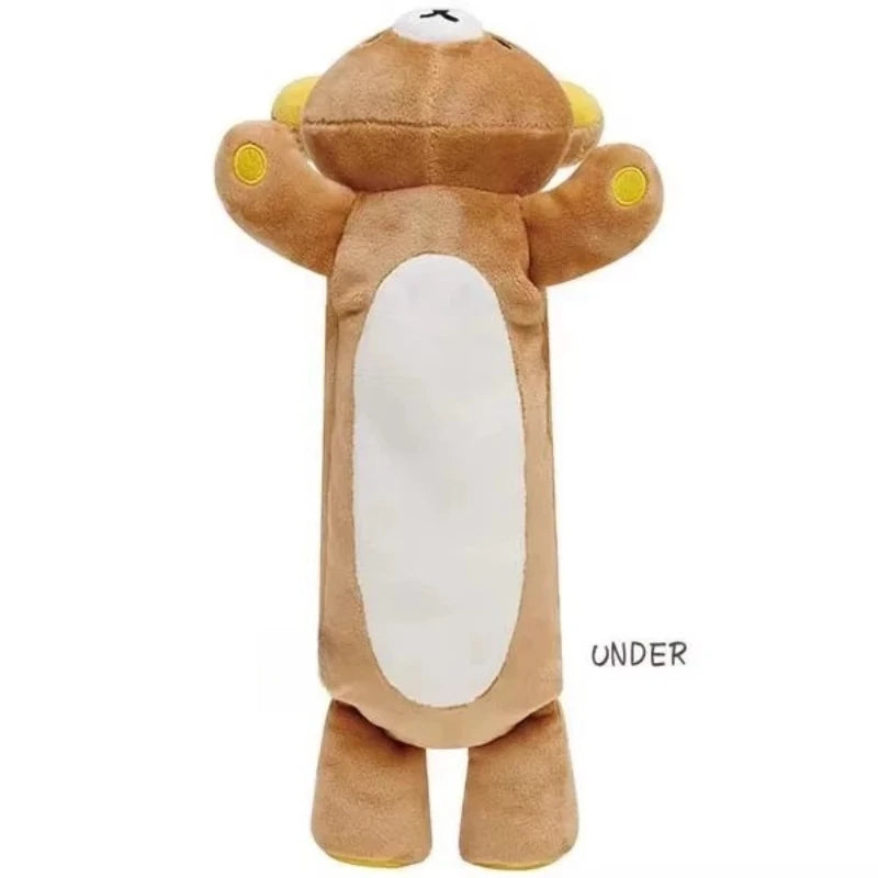2025 Rilakkuma Bear Sister Cat Dress Up Kawaii Cartoon Plush Pencil Case Cute Pencil Pouch Pen Bag For Girls School Gifts