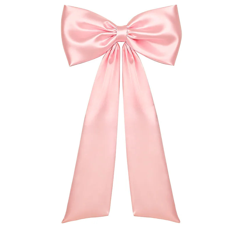 Elegant Satin Wedding Bow Decoration For Wedding Party Bedroom Living Room DIY Large Bow Ornament