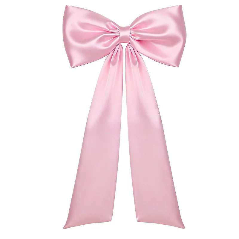 Elegant Satin Wedding Bow Decoration For Wedding Party Bedroom Living Room DIY Large Bow Ornament