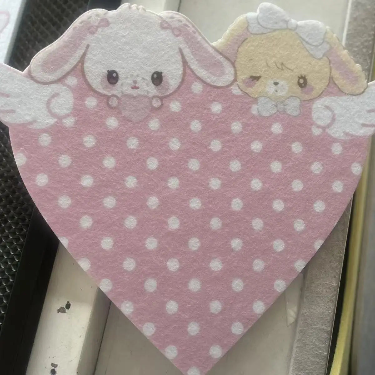 New Cute Cartoon Bunny Felt Decoration Cork Board Wall Photo Message Board Wall Punch-free No Damage The Wall Room Decoration