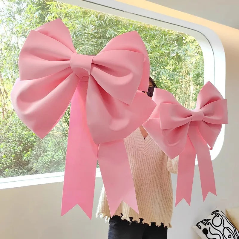 100cm Big Bow Pink Red Giant Large Foam Bowknot Decor for Wedding Party Arch Bridal Birthday Backdrop Decora Home Door Bow Knot