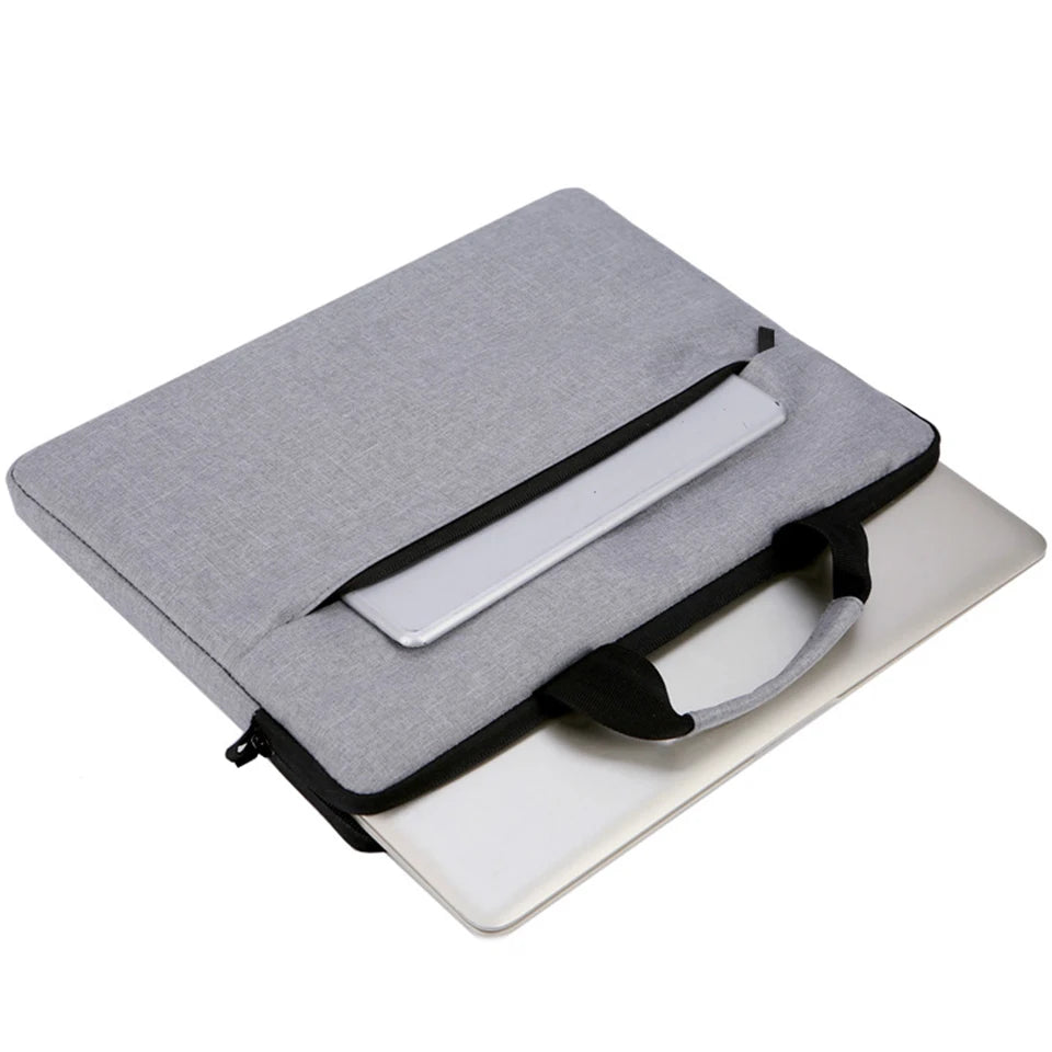 New Protective Pouch Large Capacity Ultra Thin Notebook Cover Laptop Sleeve Case Laptop Handbag Shoulder Bag for HP Dell Lenovo