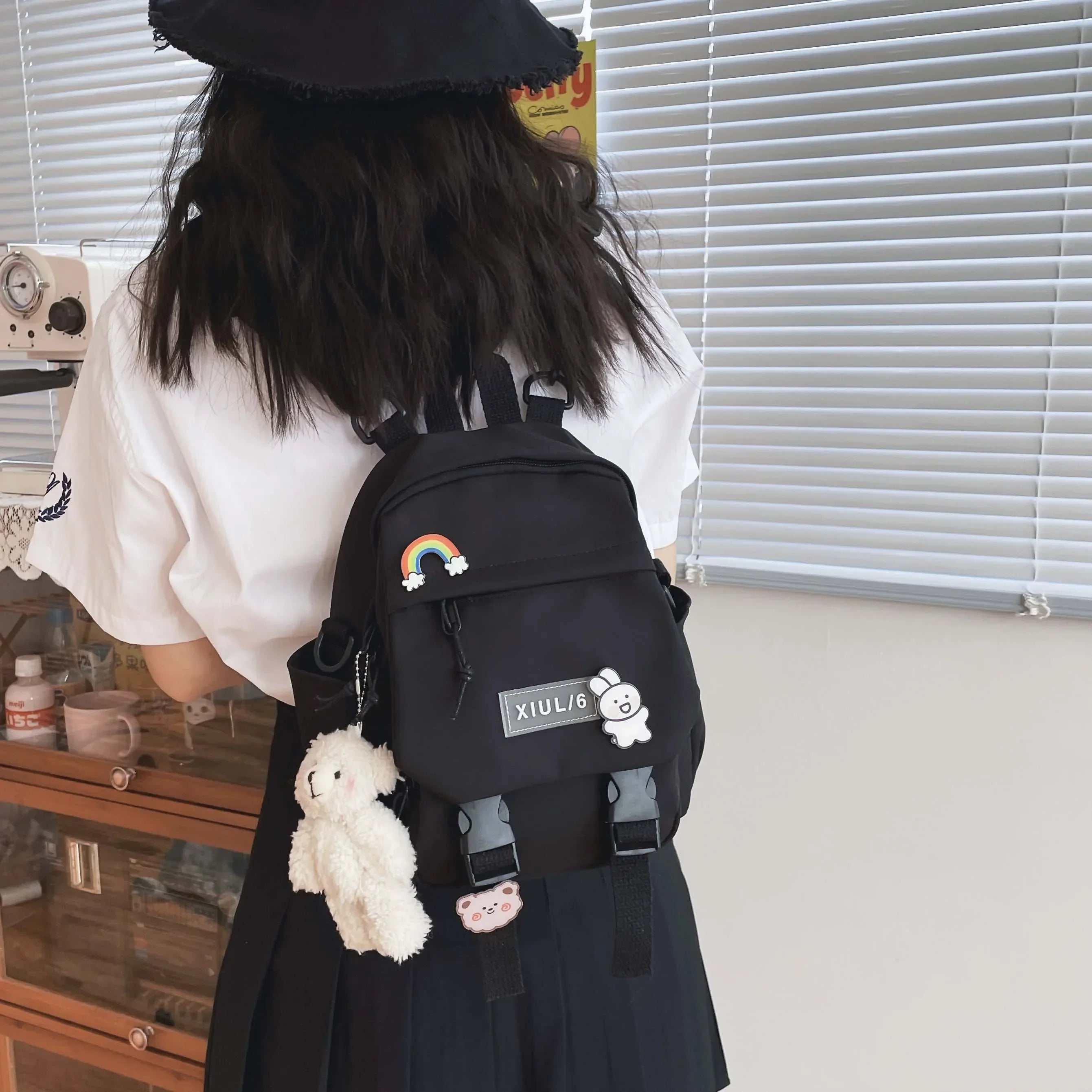 Women Cute Small Backpack Kawaii Mini Rucksack Multifunctional School Bag Fashion Hot Seller МиниРюкзак حقيبة_مدرسة كيوت 백팩