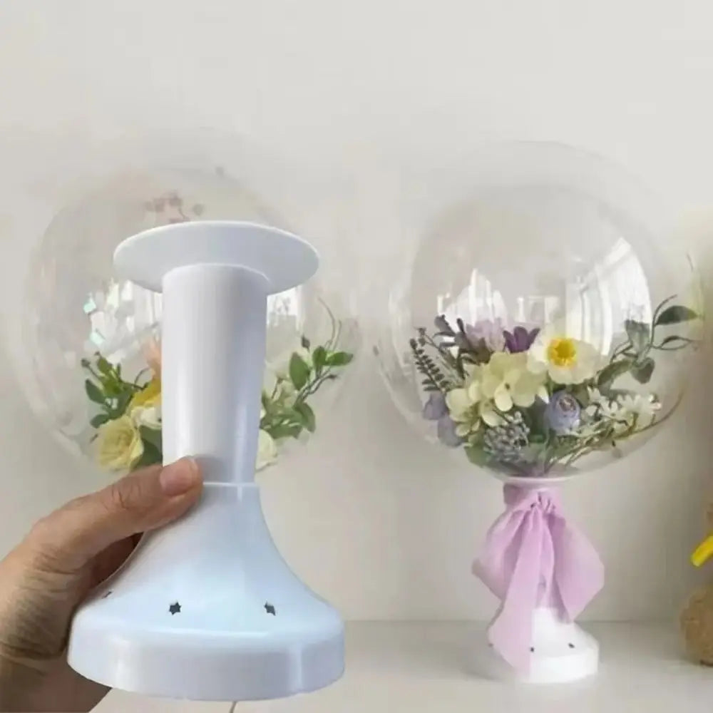 New Transparent Flower Packing Box DIY Acrylic Flower Bouquet Ball Round Bouquet Holder Wedding Birthday Party Decorations