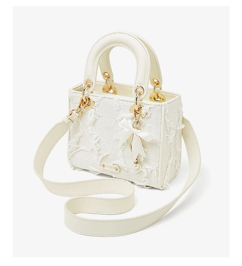 FOXER Lady's Handbag High Quality Fabric Elegant Shoulder Bag Special Design Fashion Crossbody Bag Gift for Lover