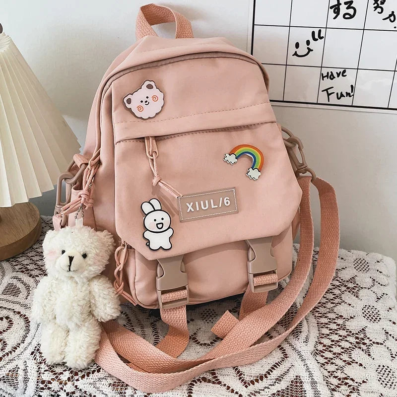 Women Cute Small Backpack Kawaii Mini Rucksack Multifunctional School Bag Fashion Hot Seller МиниРюкзак حقيبة_مدرسة كيوت 백팩