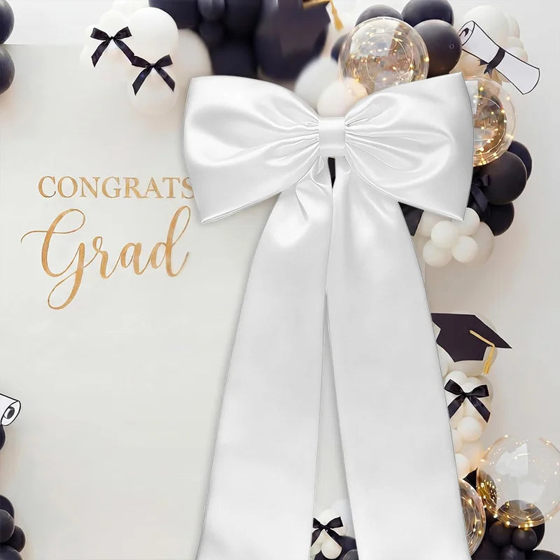 Elegant Satin Wedding Bow Decoration For Wedding Party Bedroom Living Room DIY Large Bow Ornament